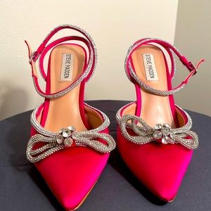 Steve Madden Pink Size 8.5  Rhinestone Accent Heels
